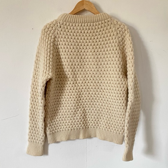 Vintage Wool Fishermans Sweater Whaler Sportswear England Abercrombie & Fitch - Picture 5 of 13